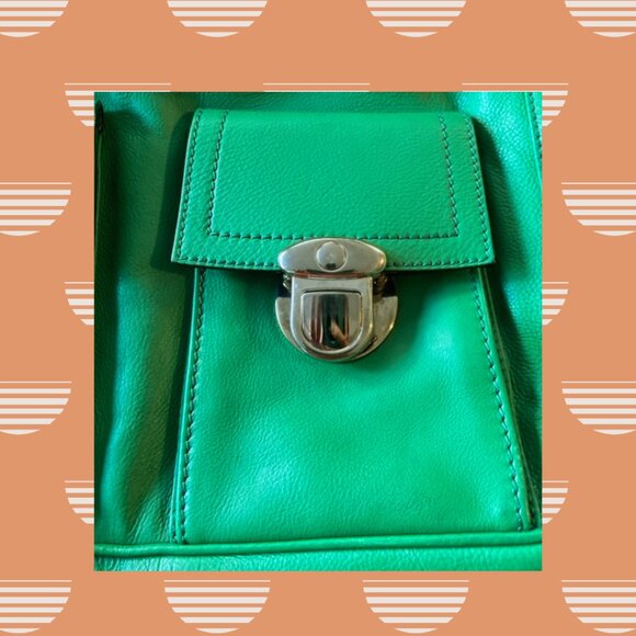 Marc Jacobs Green Leather Stella Tote - Picture 4 of 9